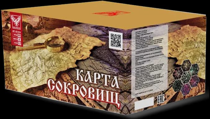 КАРТА СОКРОВИЩ — Батареи салютов, арт. ССК 7179