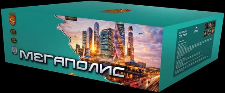 МЕГАПОЛИС — Батареи салютов, арт. ССК 7507
